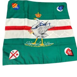 Consortium for the protection of the Palio Di Siena scarf Souvenir Italy Histori